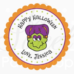 Halloween Party Favor Sticker Set