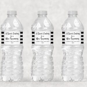 New Year Water Bottle Decorative Labels Set of 10