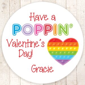 Valentine's Day Treat Bag Stickers Set of 24