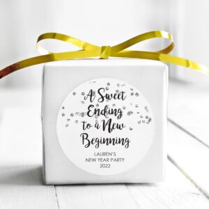 New Year's Eve Party Confetti Stickers