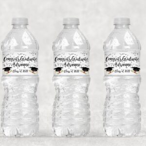 personalized water bottle labels set
