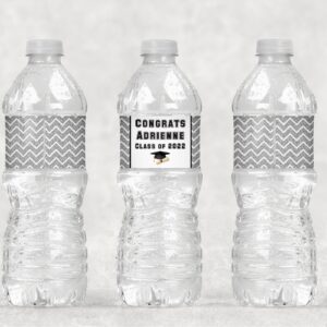 personalized water bottle labels set of 13