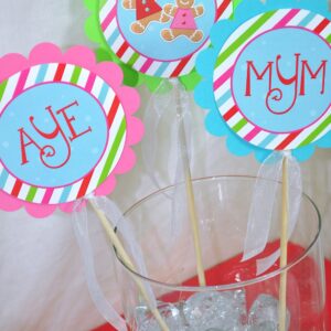 Holiday Party Beverage Labels Set of 10