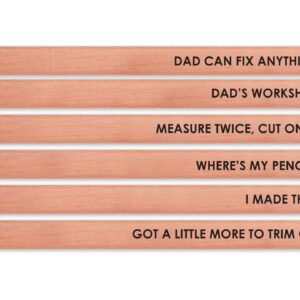 Personalized Woodworker Gift Set of 6 Pencils