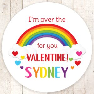 rainbow-valentines-day-stickers-kids-valentines-day-cards-treat-bag-stickers-classroom-valentines-set-of-24-stickers