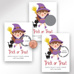 Halloween Scratch Off Prize Cards Set of 24