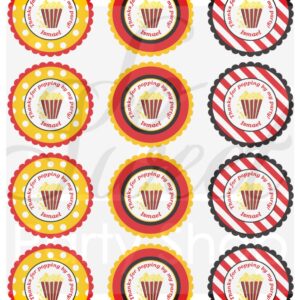 Movie Night Decorative Sticker Set