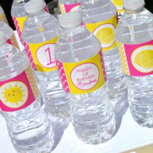 Sunshine and Citrus Beverage Labels Set of 10