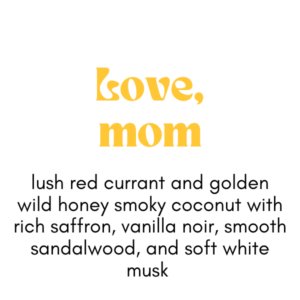 Affectionate Mother's Day Candle