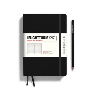 Hardcover Medium Notebook A5 Black