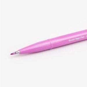 Brush Tip Pen Pink Purple
