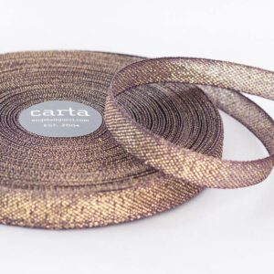 shimmering open weave ribbon