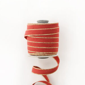 cotton ribbon spool of 20 yards golden